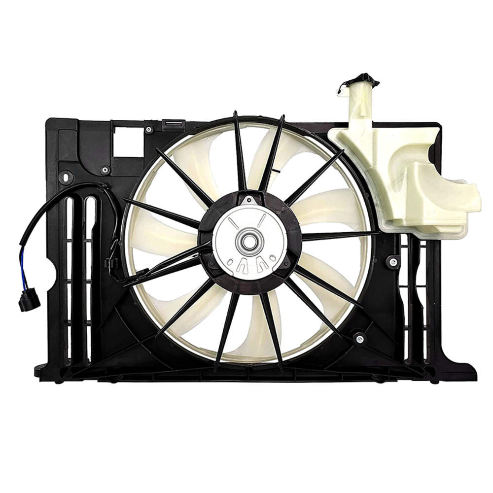 Rareelectrical New Engine Cooling Fan Compatible With Toyota Corolla 2014-2016 by Part Number 163610T040 163610T041 163630T020 167110T130
