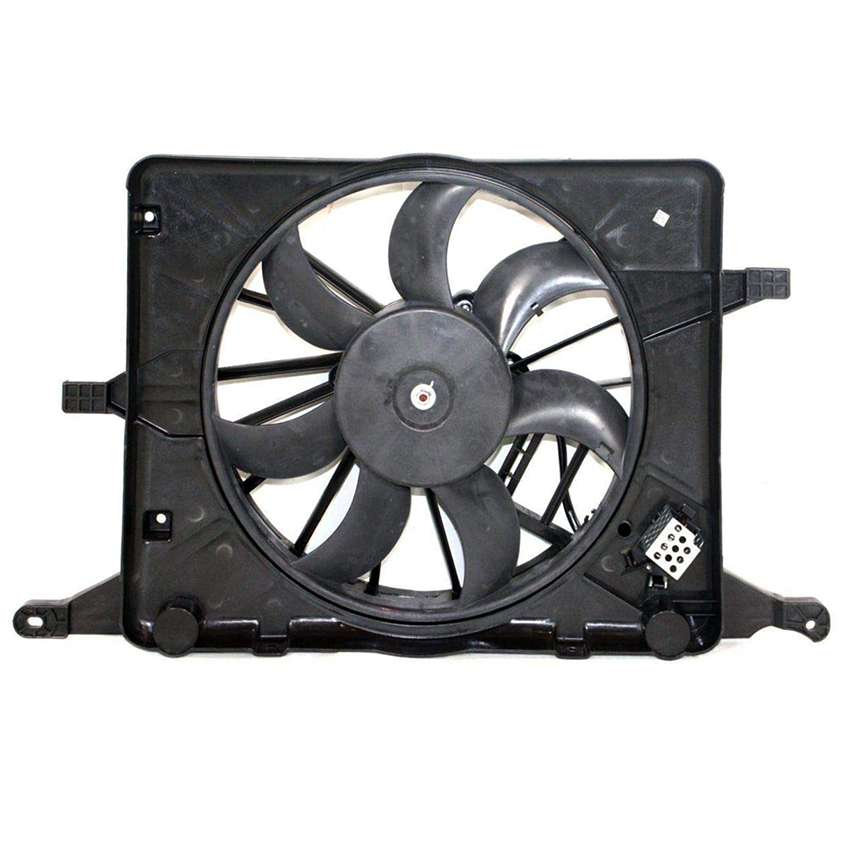 Rareelectrical New Cooling Fan Compatible With Pontiac Solstice Se Gt 2.4L Gxp 2.0L 2006-2009 by Part Number 19130491 GM3115214