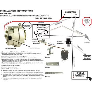 Rareelectrical New Alternator Conversion Kit Fits 1939 1951 Ford 8n Tractors 1100 0530 8nealt C 8nealtc Rareelectrical New Alternator Conversion Kit Fits 1939 1951 Ford 8n Tractors 1100 0530 8nealt C 8nealtc