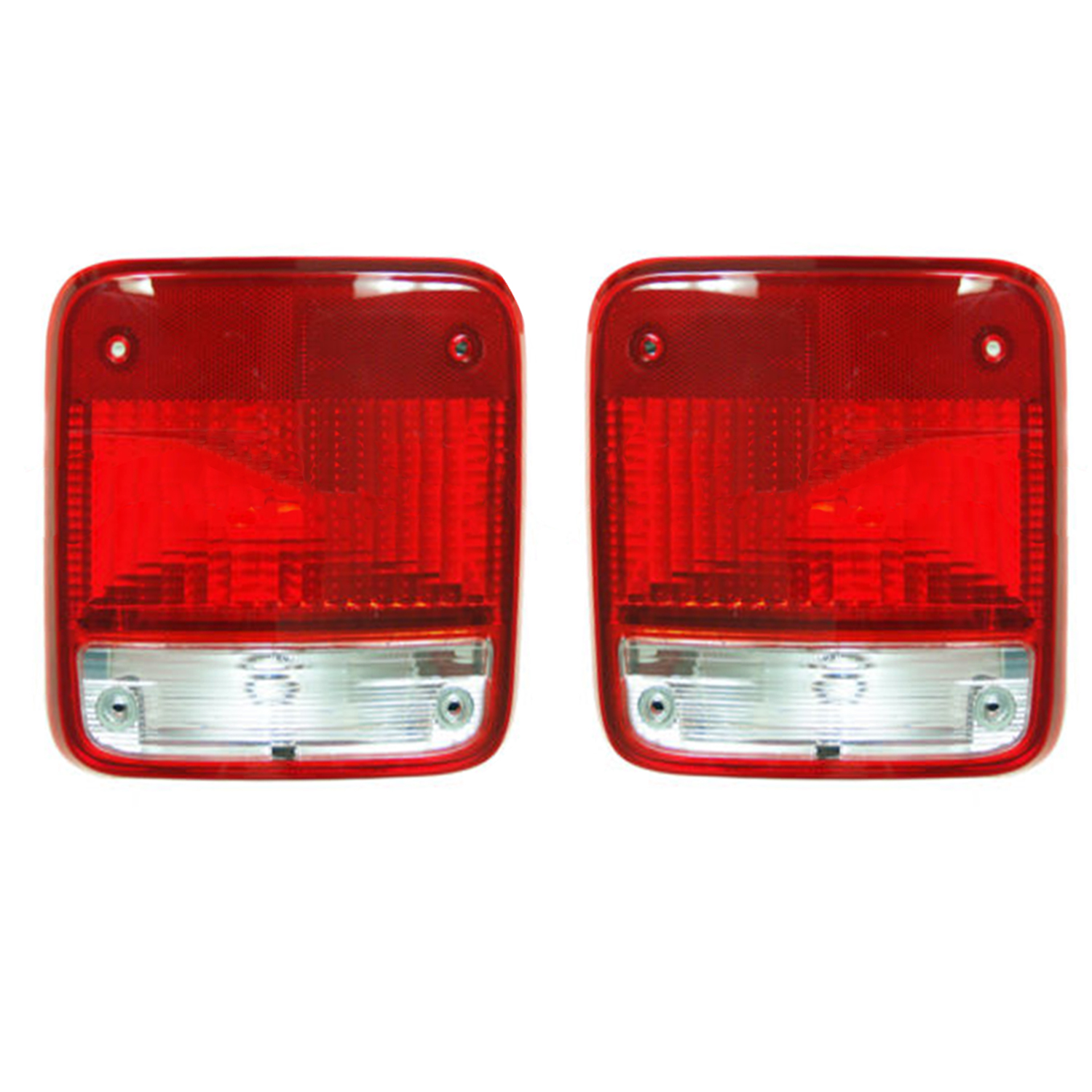 Rareelectrical NEW PAIR OF TAIL LIGHTS COMPATIBLE WITH CHEVROLET G30 1985-1996 G10 G20 1985-1995 GM2800101 GM2801101 5977496 5977495