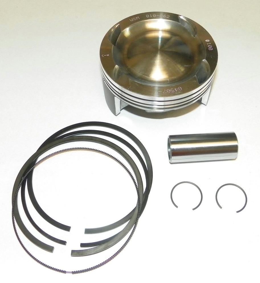 Rareelectrical 255HP PLATINUM PISTON COMPATIBLE WITH .5MM OVER SEA-DOO 05-08 GTX 4TEC LTD SUPERCHARGE RXP RXT