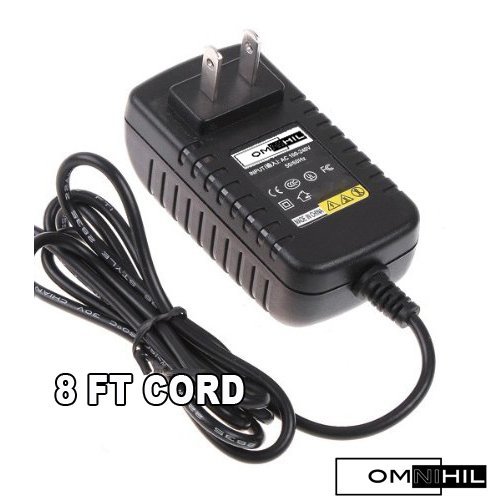 Omni Omnihil 8 Foot Long Ac Dc Adapter Adaptor For Tp Link Tl Wr840n 300mbps Wireless N Router Wall Charger