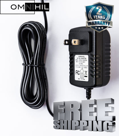 OMNIHIL AC/DC Adapter/Adaptor for iHome iBT4, iBN10, iBN97 P/N: 9IH522CB Wall Charger