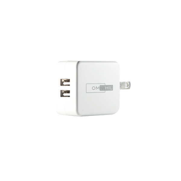 OMNIHIL 2-Port USB Charger for VivoTab SMART ME400CL 10.1 32GB 16GB