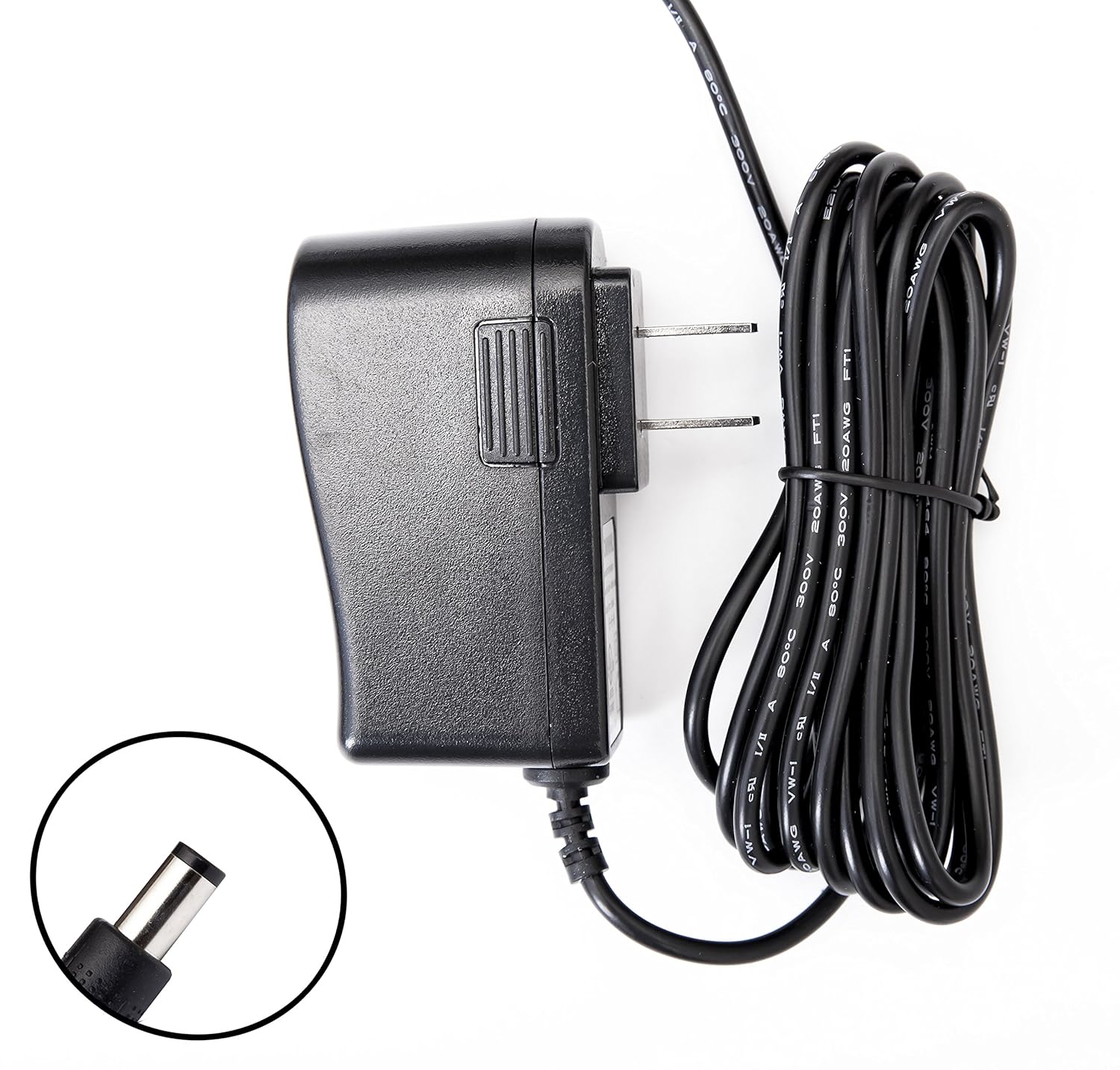OMNIHIL 8 Foot Long  AC/DC Adapter for Moog Minifooger Overdrive Pedal Replacement Power Supply