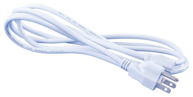 OMNIHIL (8FT) AC Power Cord for LD Systems Roadbuddy 10 LDRBUD10HS - White