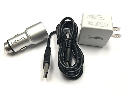OMNIHIL Replacement W&C Charger w/ (30FT) USB for iLive Portable Wireless Bluetooth Speaker ISB23S