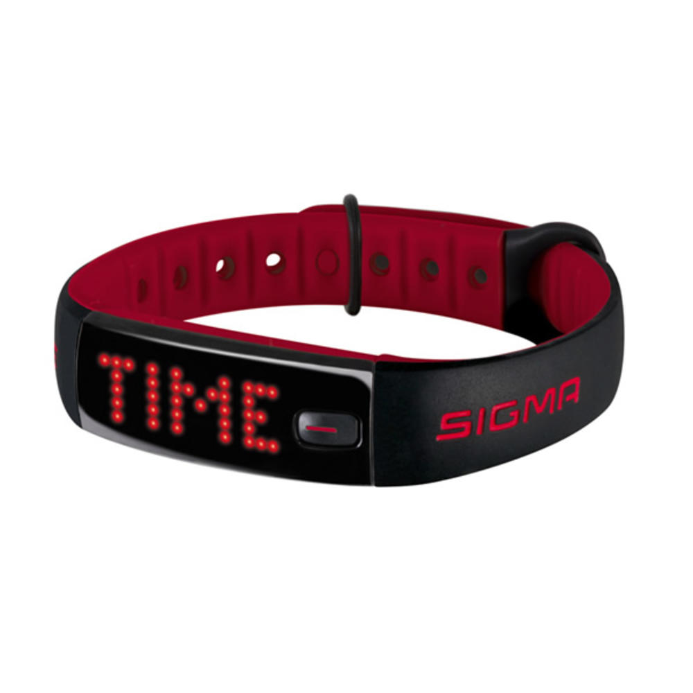 Sigma Sport Activo Activity & Sleep Bluetooth Tracker Monitor Fitness Band - Red