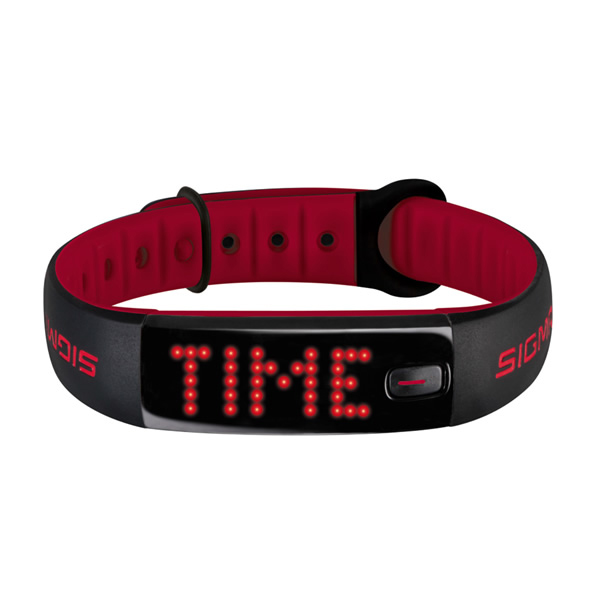Sigma Sport Activo Activity & Sleep Bluetooth Tracker Monitor Fitness Band - Red