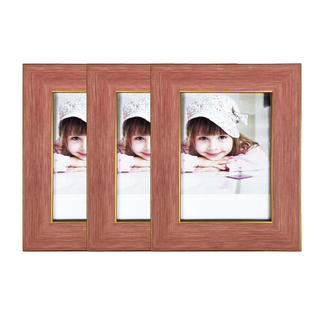 Generic 3 Pack 5 X 7 Inch Vintage Wood Weathered Look Photo Picture Generic 3 Pack 5 X 7 Inch Vintage Wood Weathered Look Photo Picture Frame Red