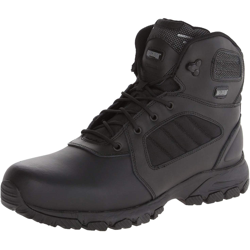 Magnum Men Waterproof Leather Non-Slip Tactical Military Work Black Shoe Boot