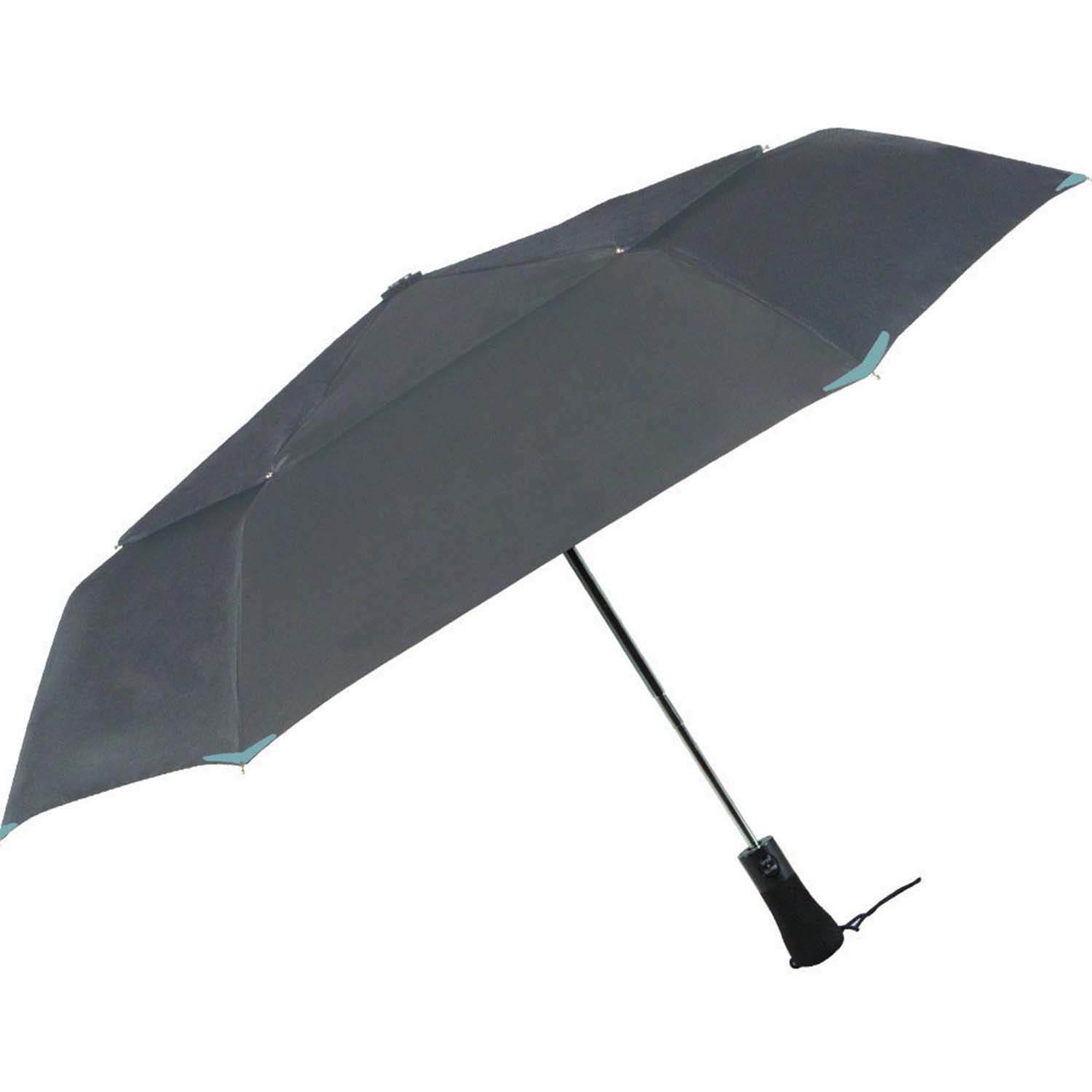ShedRain 3M Scotchlite Reflective Automatic 3 Folding 43" Windproof Sun Rain Umbrella