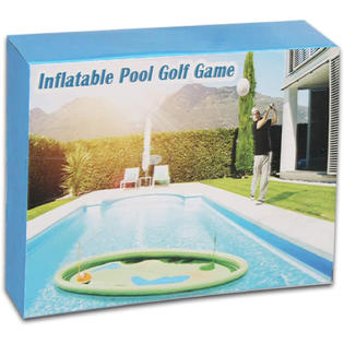 MeiGuiSha 62 in Inflatable Pool Golf Game with 10 Balls, 2 Holes, and 2