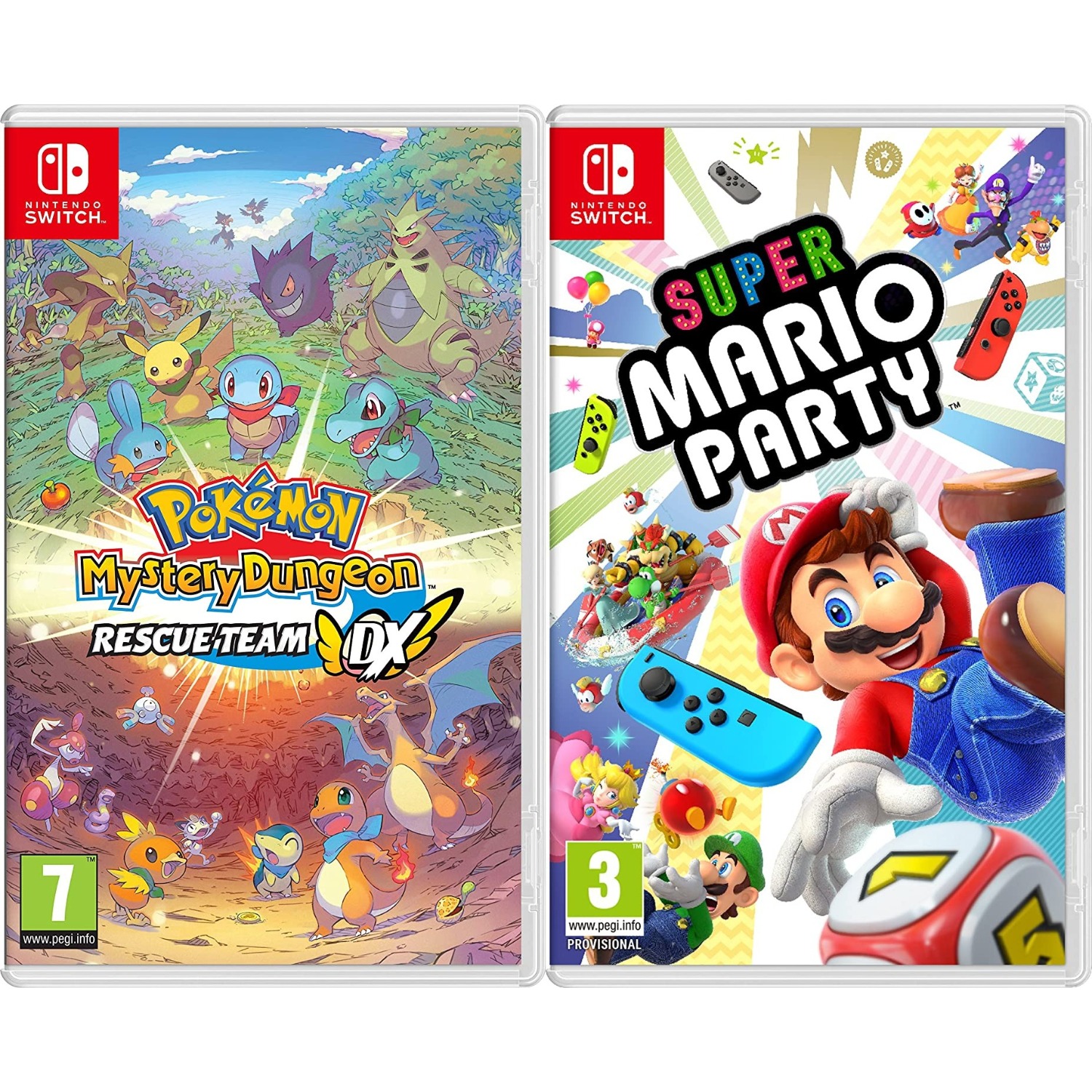 Nintendo Pokemon Mystery Dungeon Rescue Team Dx Super Mario Party Import Region Free