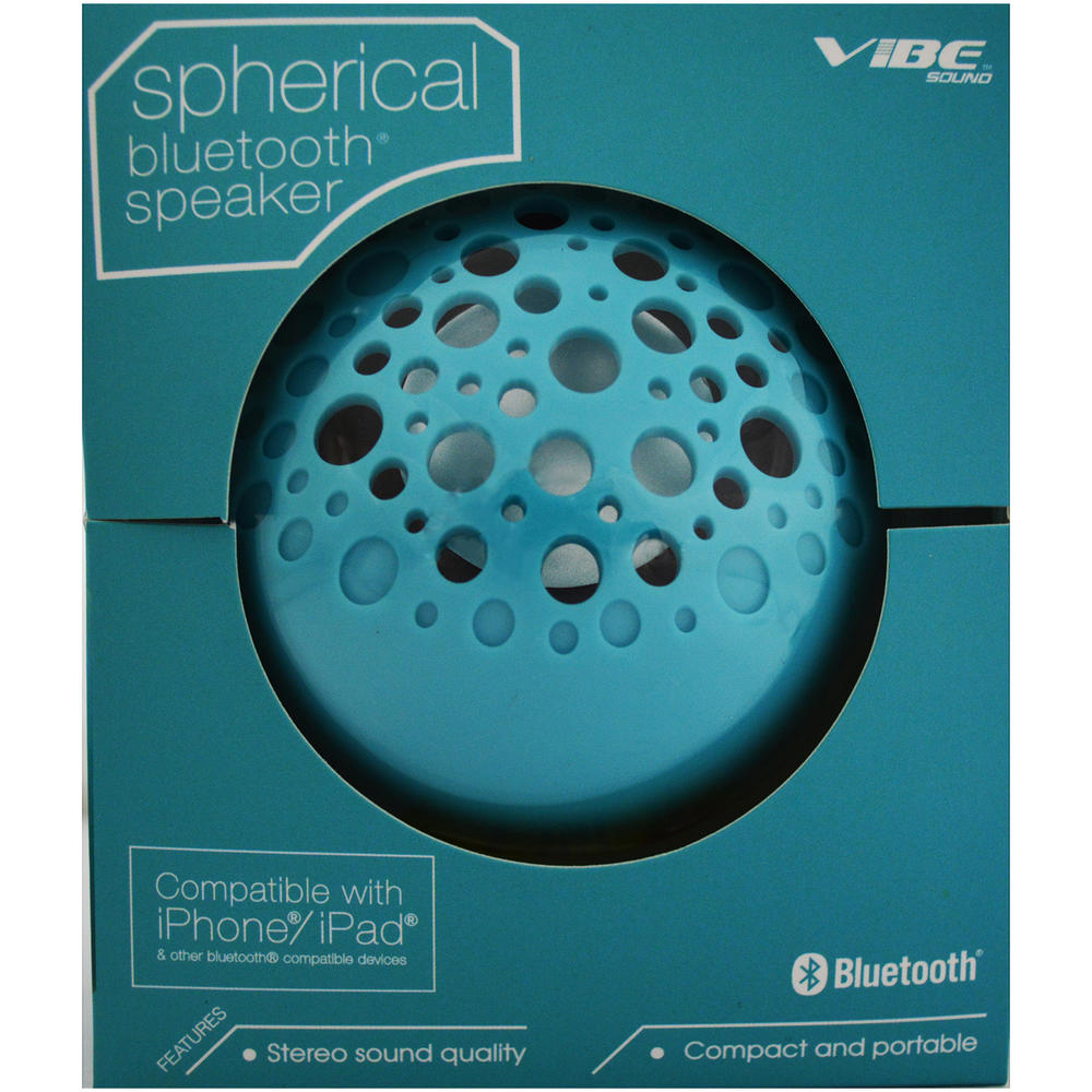 Vibe Spherical Compact Mini Portable Wireless Bluetooth Music Speaker