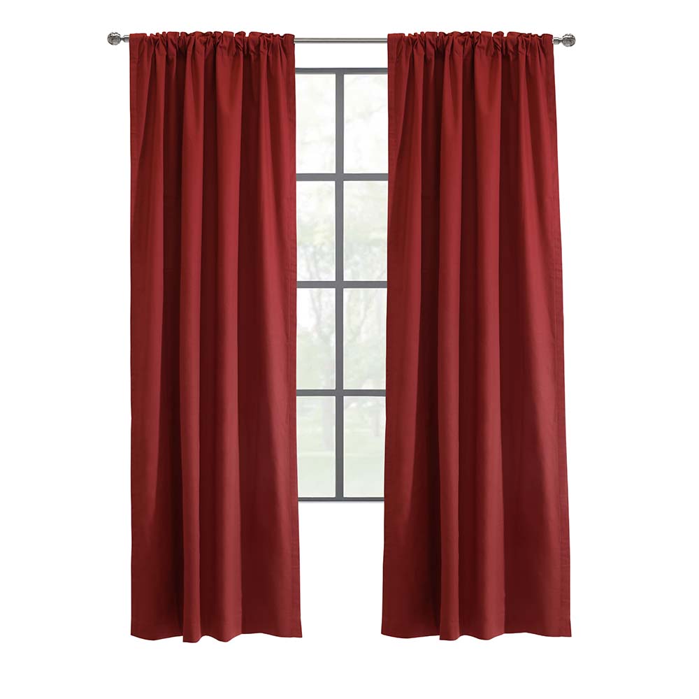 Thermalogic&trade; Thermalogic Weathermate Topsions Room Darkening Provides Daytime and Nighttime Privacy Curtain Panel Pair Burgundy