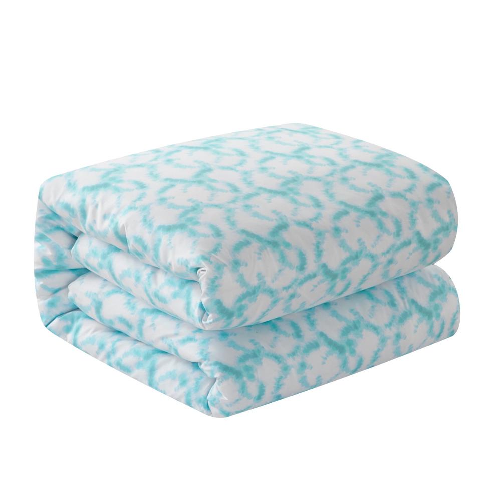 Chic Home Chrisley Duvet Cover Bedding - Pillow Sham - Twin 68x90", Aqua