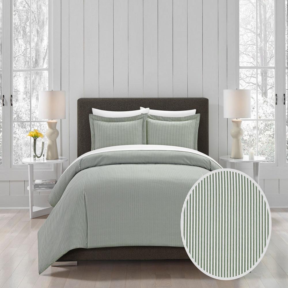 Chic Home Morgan Duvet Bedding - Pillow Sham Included - Twin 68x90", Green