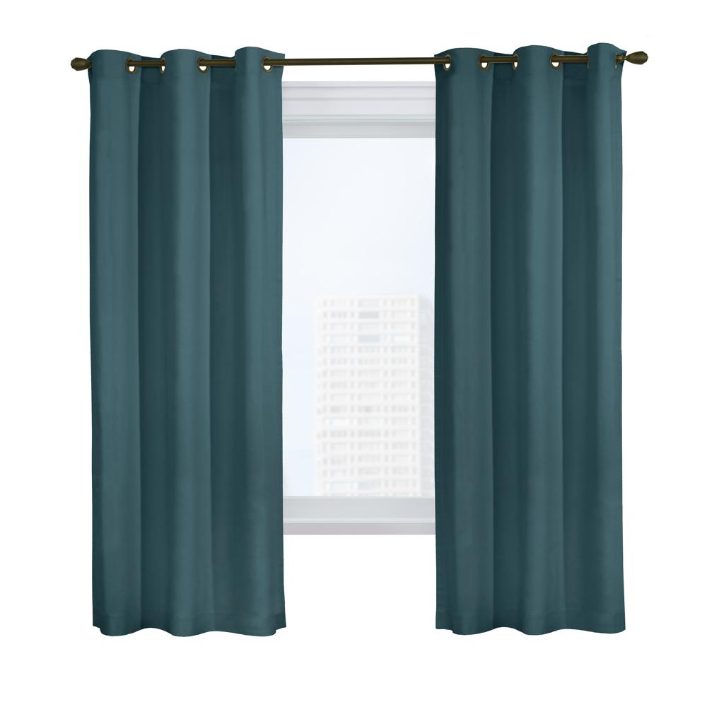 Thermalogic&trade; Commonwealth Weathermate Grommet Curtain Wide Panel Pair - 80x84", Nightwatch Green