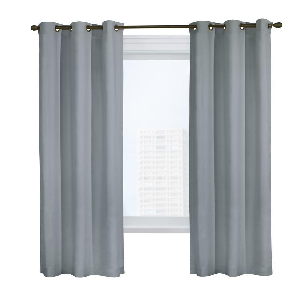 Thermalogic&trade; Commonwealth Weathermate Grommet Curtain Wide Panel Pair - 80x84", Dolphin Grey