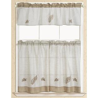 Rt Designer S Collection Rustic Leaf Embroidered Faux