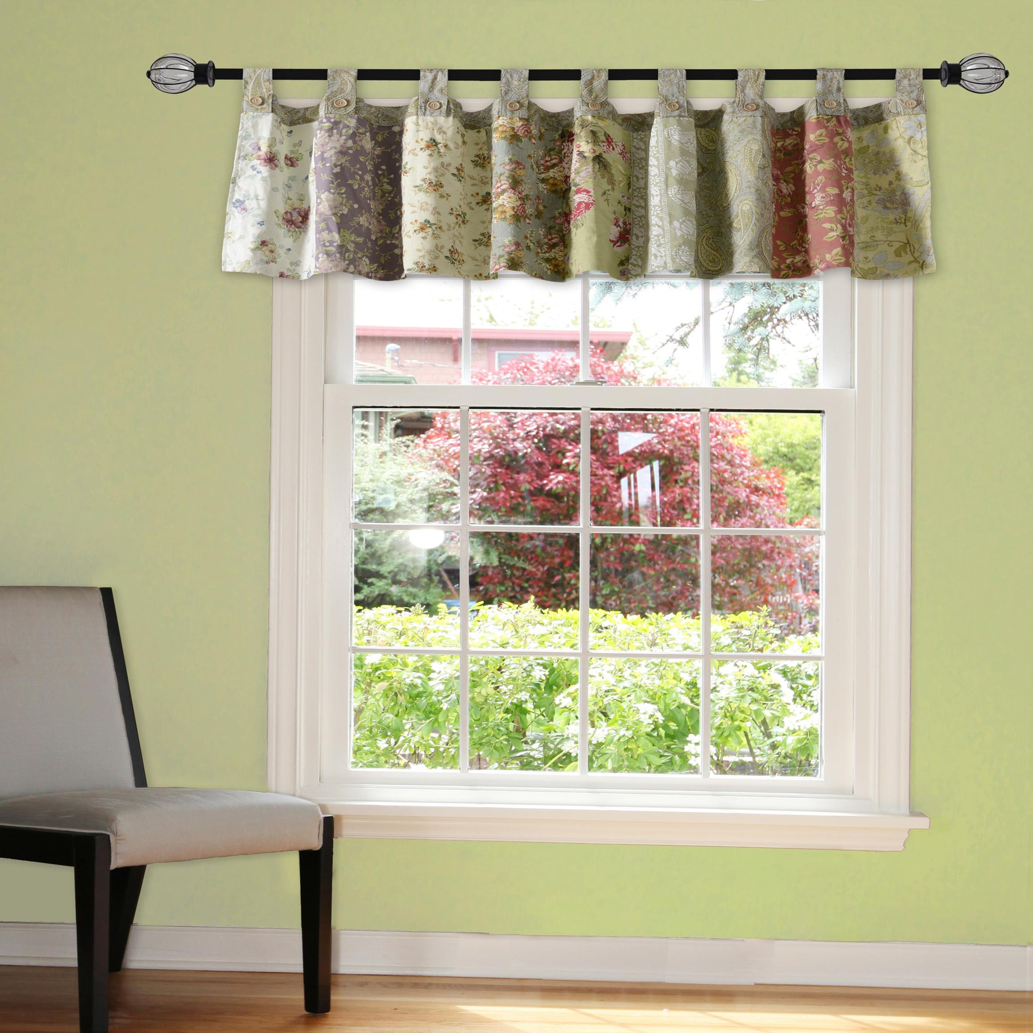 Greenland Home Blooming Prairie Window Valance Greenland Home Blooming Prairie Window Valance