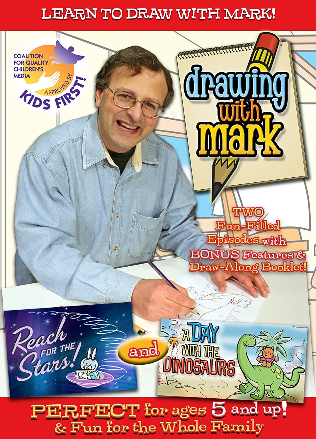 Big City Publishing Drawing With Mark: A Day With the Dinosaurs DVD