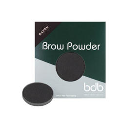 Billion Dollar Beauty Waterproof Magnetic Brow Powder Pan Raven - 0.049oz