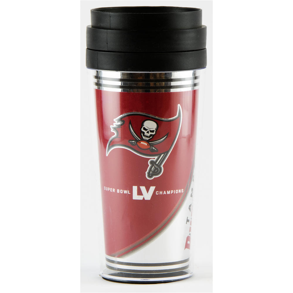 Great American Products NFL Tampa Bay Buccaneers Super Bowl LV Champions 14 oz Travel Tumbler