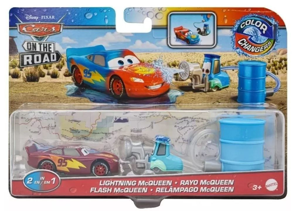 Disney Cars Toys Disney Pixar Cars on the Road Color Changers Lightning McQueen Toy Car