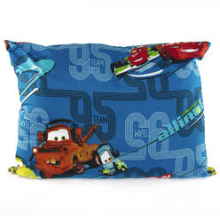 Disney Cars Team 95 Character Kids Pillow in Blue, Standard 26 x 20 in