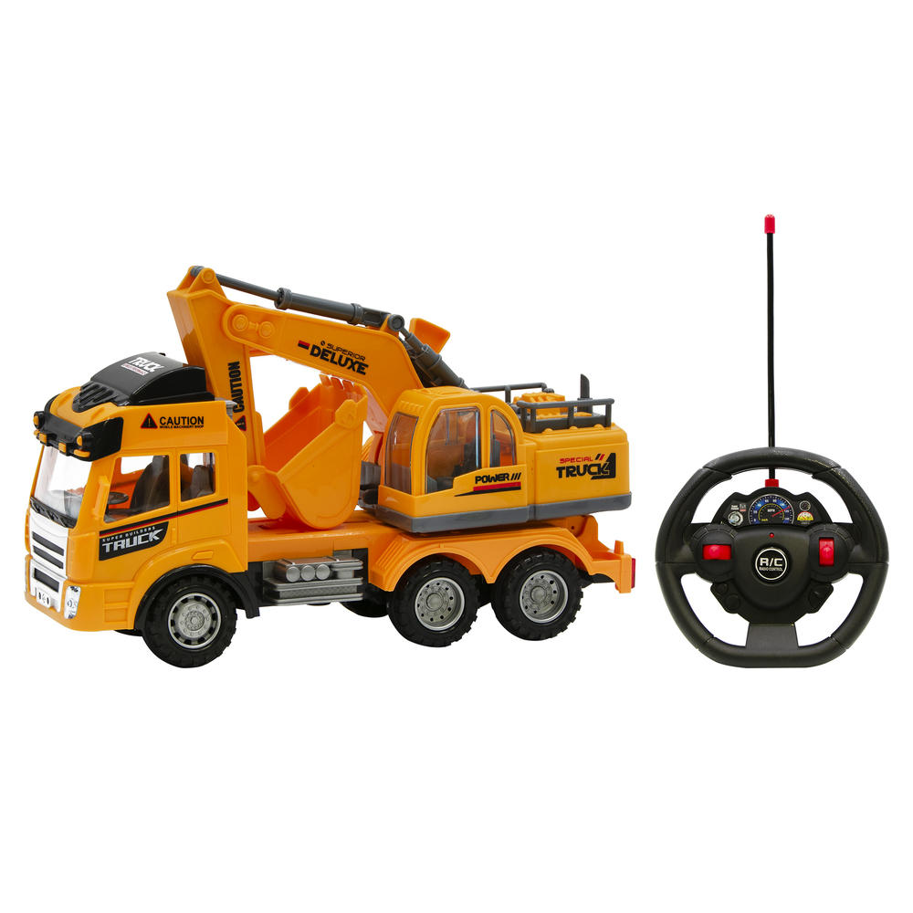Generic Mega Construction Vehicle Truck/Crane/Digger Remote Control Toy with Lights