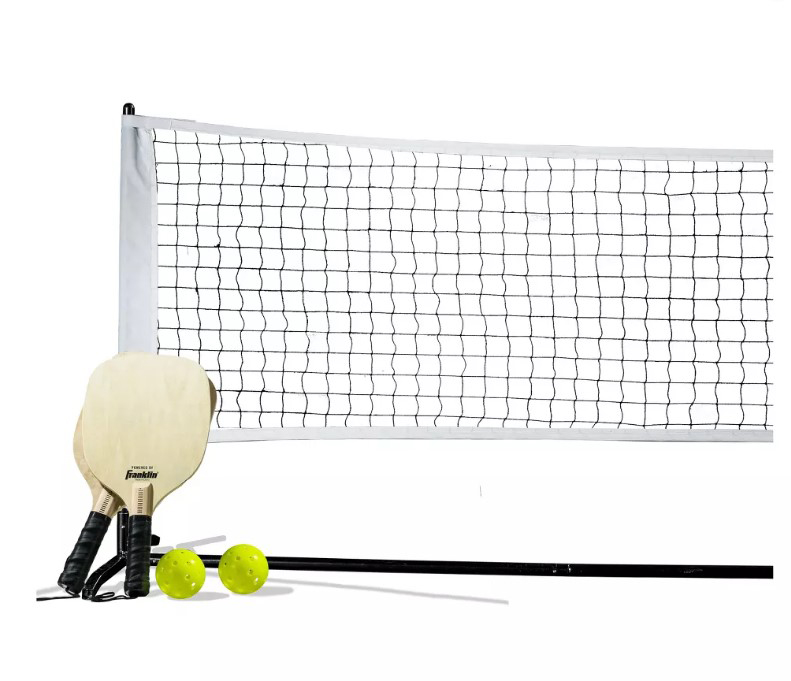 Franklin Sports Quikset Half Court Pickleball Starter Net Set