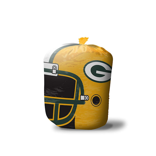 Fabrique Innovations, Inc NFL Green Bay Packers Stuff-A-Helmet Lawn & Leaf Bag, Large/57 Gallon