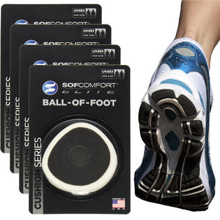 Sof Comfort 4 Pairs Ball Of Foot Cushions Insert Insoles