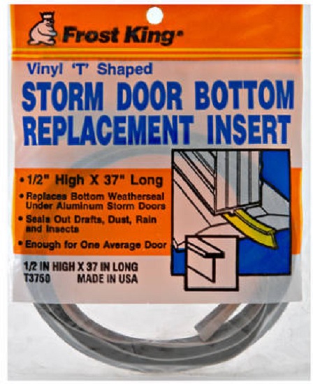 Frost King T3750 Vinyl Storm Door Bottom Seal Replacement