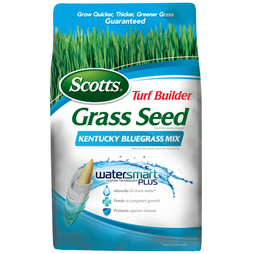 Scotts 18266 Turf Builder Grass Seed Kentucky Bluegrass Mix, 3 Lbs