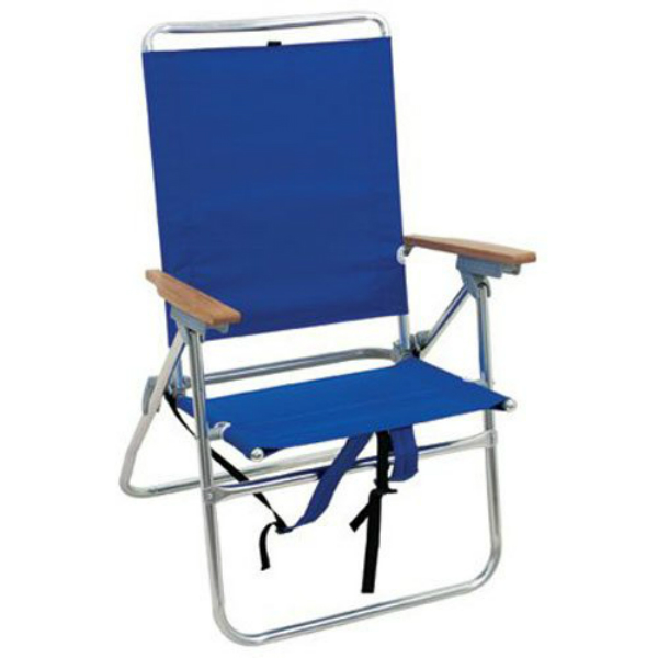 Rio Brands Wearever Deluxe Aluminum Hi Back Backpack Rio Sc642bp Ts Hi Boy Backpack Beach Chair 5 Position Aluminum