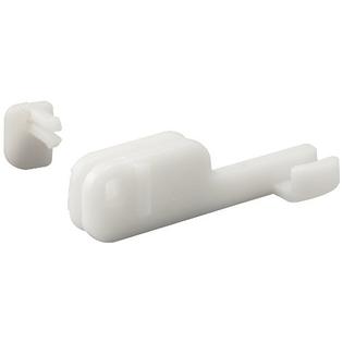 Prime Line M6090 Shower Door Guides White Plastic