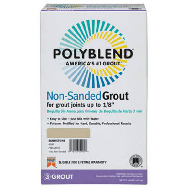 Polyblend Pbg18010 Non Sanded Grout 180 Sandstone 10 Lbs