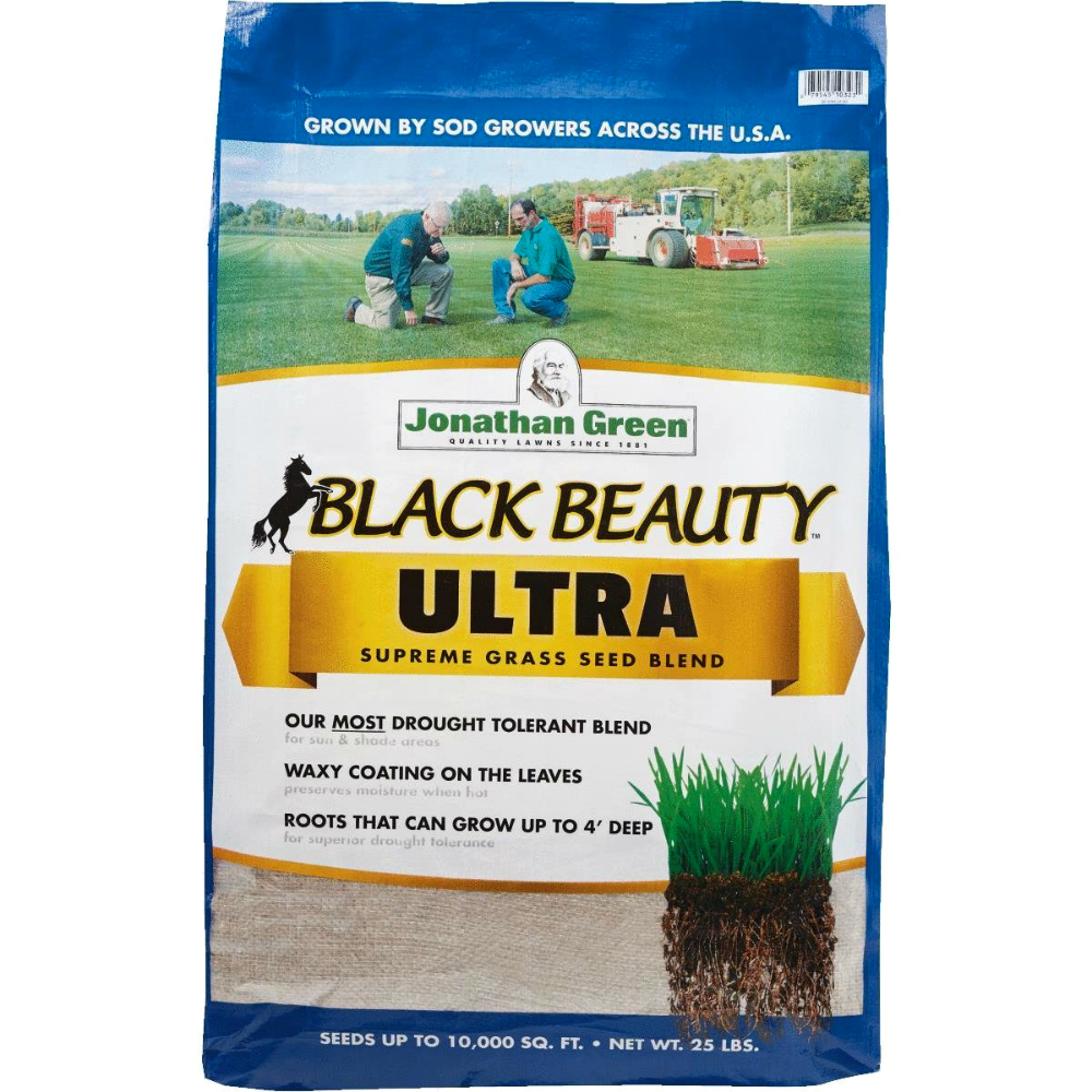 Jonathan Green 10323 Black Beauty Ultra Grass Seed Mixture, Up To 10000