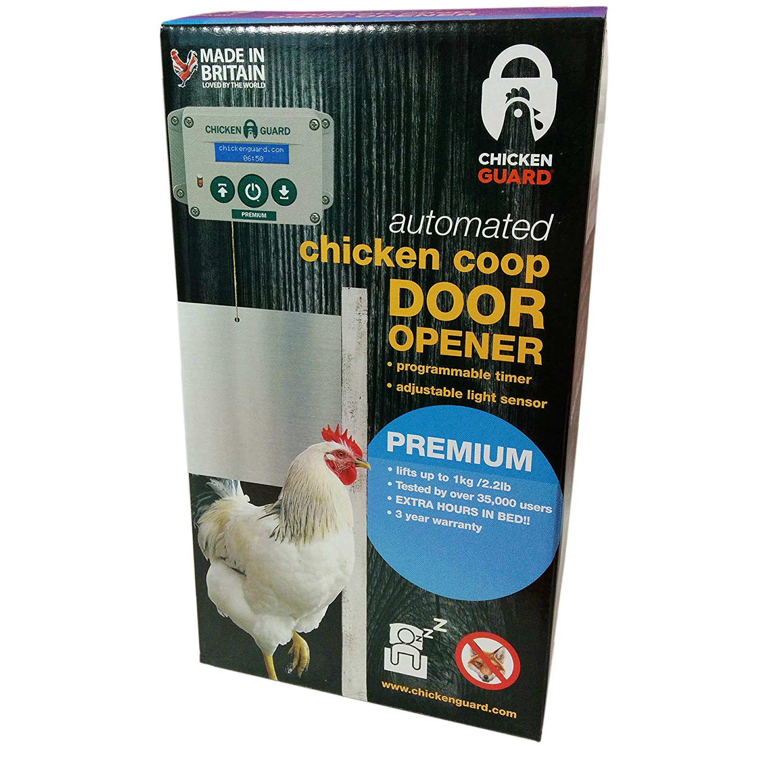 Chickenguard Asti Premium Automatic Chicken Coop Door Opener With