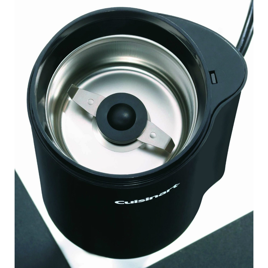 Cuisinart DCG-20BKN Coffee Grinder 2.5 oz Hopper Stainless Steel Black