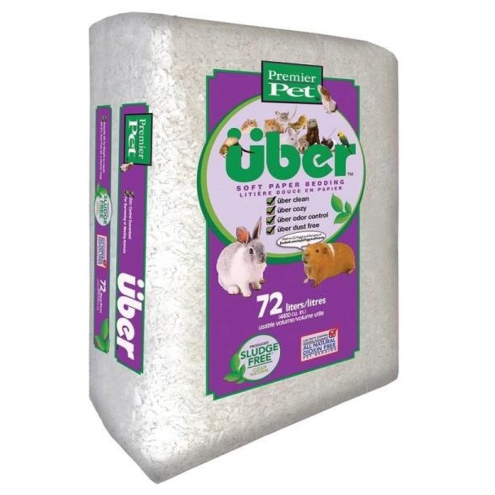 Premier Pet 801000PWUB Soft Paper Pet Bedding, 1000/4400 CU