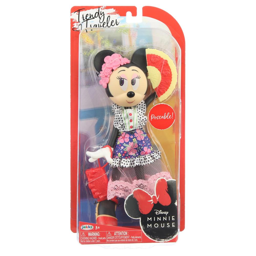 Minnie Mouse Disney Minnie Mouse Doll Trendy Traveler Deluxe Fashion Doll