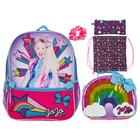 Nickelodeon Jojo Siwa Rainbow Backpack Lunch Box 5 Piece Set