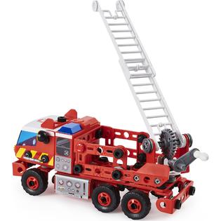 Erector by Meccano Rescue Fire Truck with Lights Sounds STEM
