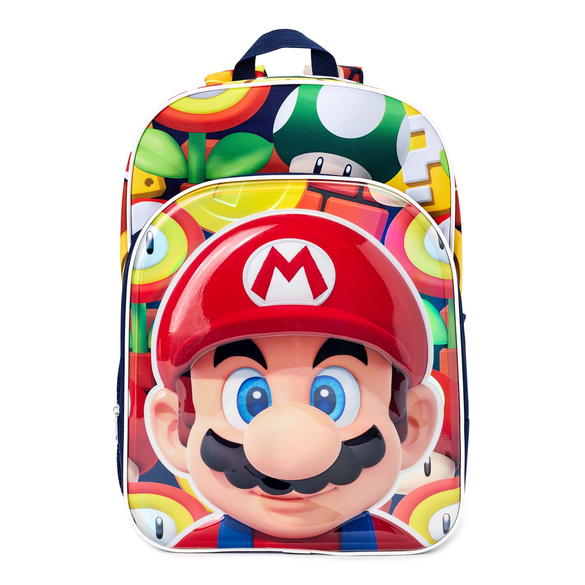 Nintendo Super Mario Mario Childrens 17" Backpack, School Book Bag