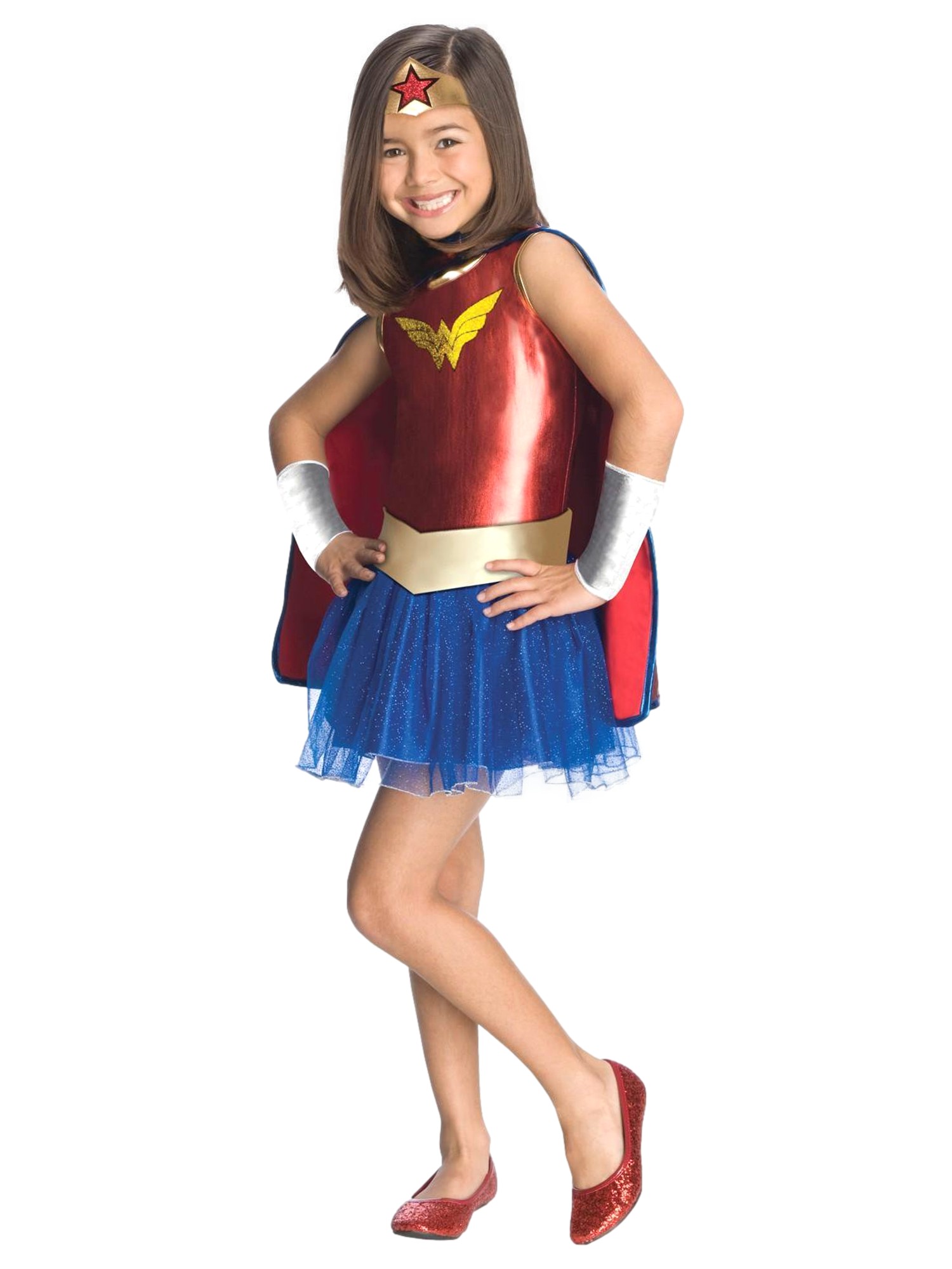macys light blue dress Dc Comics Wonder Woman Baby Girls Fancy Dress Costume Bodysuit with Gold Tiara & Cape 3-6 Months, Infant Girl's, Red