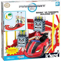 K'nex Mario & Thwomps Wii Motorized kart Building Set, Knex 139 Piece
